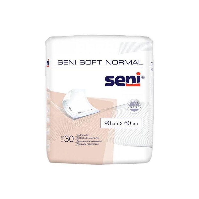 Aleze igienice protectie pat Seni Soft Normal, 90x60, 30buc