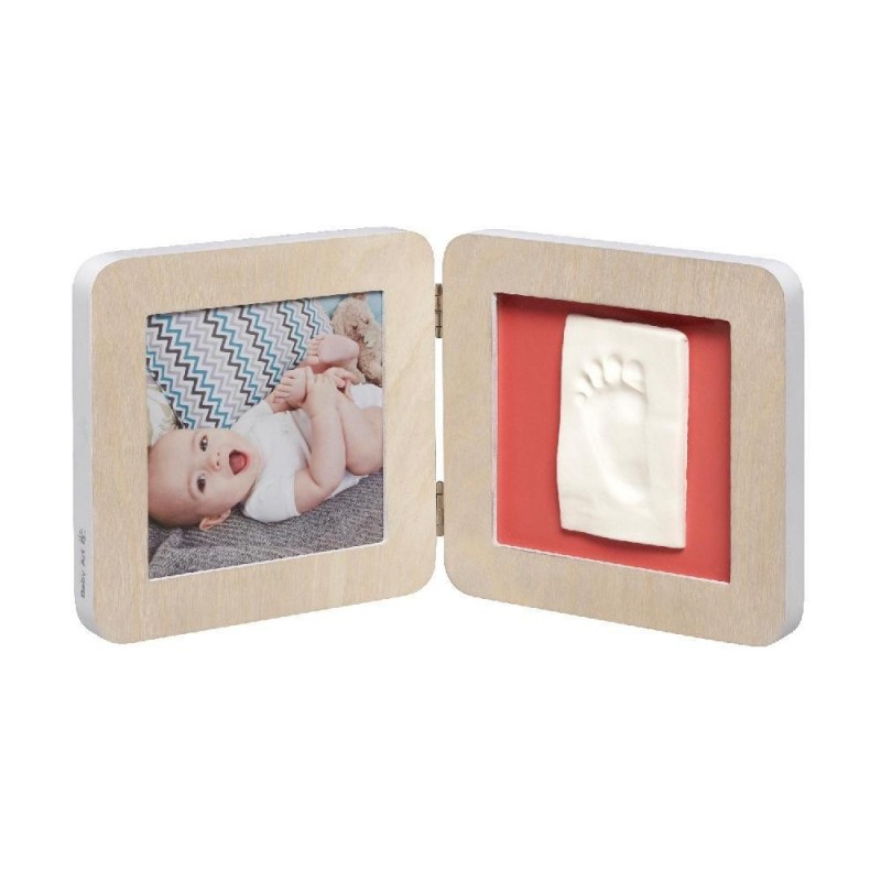 Rama foto cu amprenta Baby Art Print Frame Scandinavian Wood 13x13 cm
