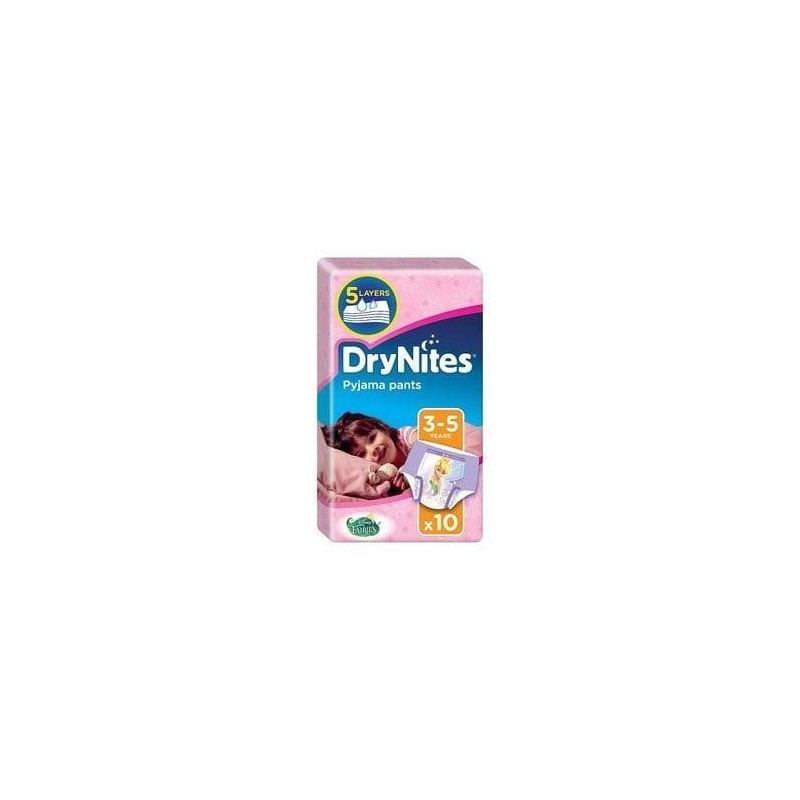 Huggies DryNites Chiloti absorbanti de unica folosinta pentru noapte fete 3 -5 ani