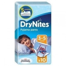 Huggies DryNites Chiloti absorbanti de unica folosinta pentru noapte baieti 3 -5 ani