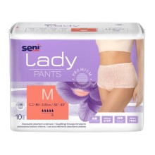 Chilot absorbant pentru femei Seni Lady Pants, Medium, M, 10 buc