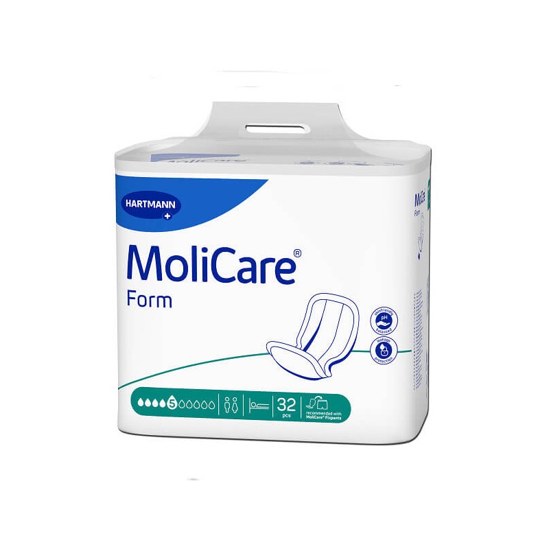 Tampoane incontinenta medie MoliCare Form, 5D, 32 buc, Hartmann