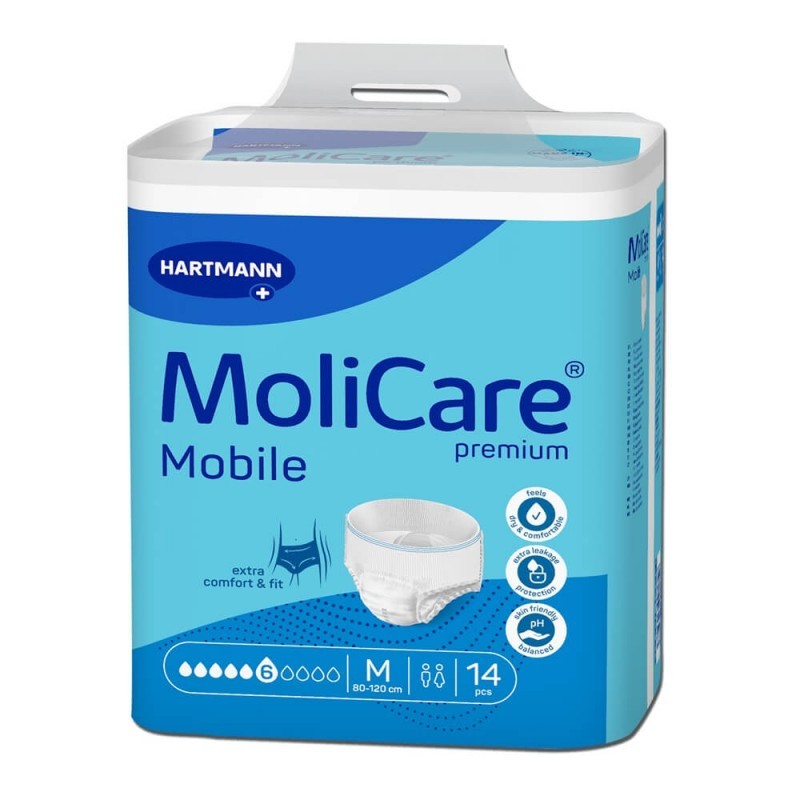 Chilot incontinenta severa MoliCare Mobile M Hartmann 14buc Chilot incontinenta severa MoliCare Mobile M Hartmann 14buc