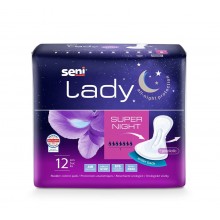 Seni Lady Super Night absorbante urologice femei pentru noapte, 12 buc