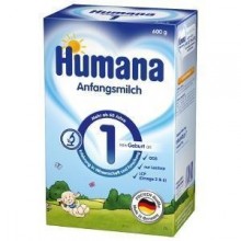 Lapte praf Humana 1 GOS 600gr