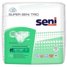 Scutece adulti Super Seni Trio, Nr 1, Small, 10buc