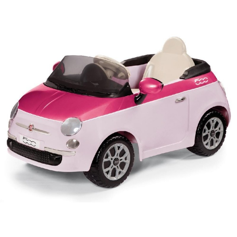 Peg Perego Masinuta Fiat 500 Pink/Fucsia telecomanda