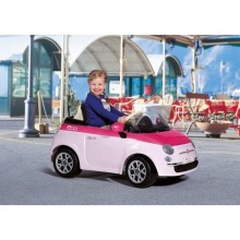 Peg Perego Masinuta Fiat 500 Pink/Fucsia telecomanda